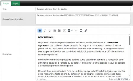 Capture d'écran - Priorité d’affichage