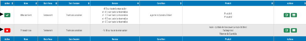 Capture d'écran - Télécharger l'invitation/l'avoir